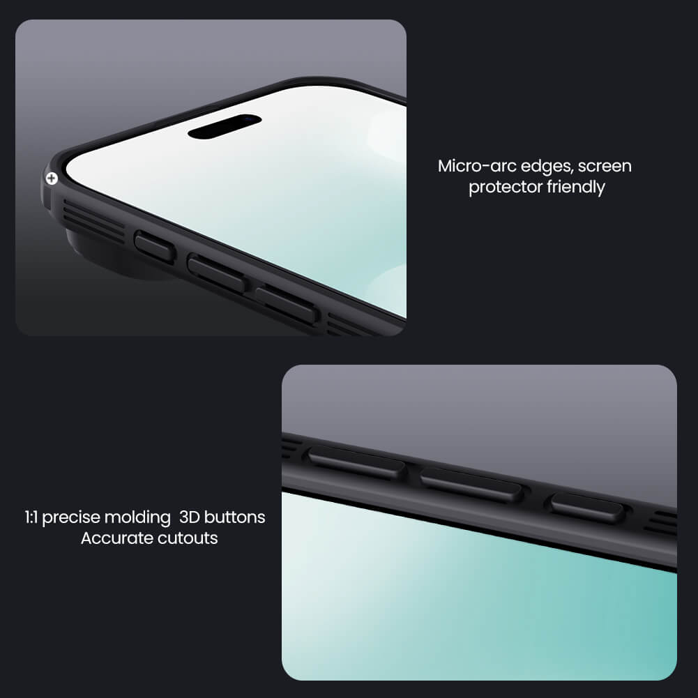 Чехол-крышка NILLKIN для Apple iPhone Air (iPhone 17 Air 6.6) (2025) (серия CamShield Pro Magnetic case Clear version)